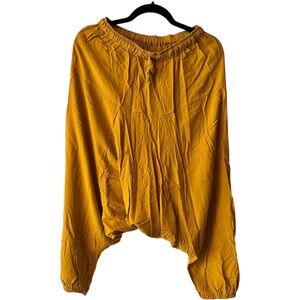 Golden Mustard Yellow Oversized Kurta Bottoms